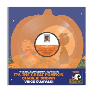 Vince Guaraldi – It’s The Great Pumpkin, Charlie Brown[Translucent Orange Pumpkin Shaped 33 1/3rpm LP]